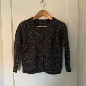 Velvet by Graham & Spencer Charcoal Knit Cardigan